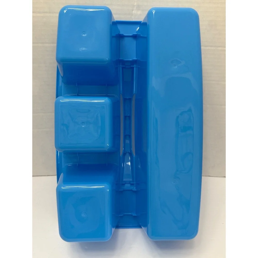 Teaching Tree Blue Plastic Multipurpose Organizer Caddy 4 Compartment